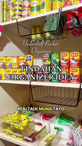 Replying to @jessicajaruda08 must buy talaga kasi nagagamit mo ang mga space na akala mo hindi mo magagamit dahil dito sa undershelf basket organizer nato!✨ #organizer #organizerideas #undershelfbasket #tindahanorganizer #sarisaristore #spacesaver #tindahan 