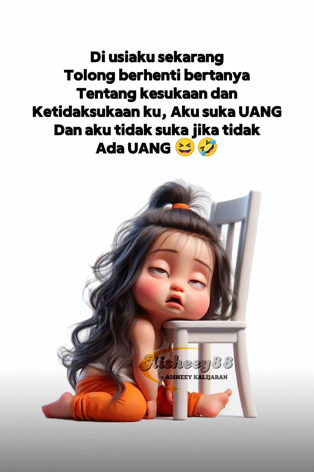 pokoknya UANG 🤑💸 #uangohuang #hanyauang  #hanyauangyangadadipikiraku  #fypシ #aisheey88🍍 