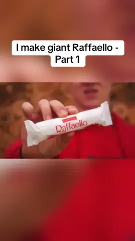I make giant Raffaello - Part 1 #cooking #made #giant #foods #kinder 