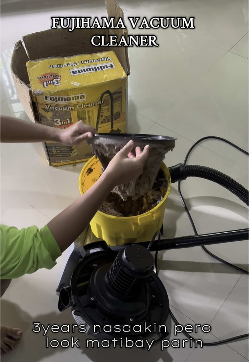 Grabe mga mima mag 3 years na to simula nung binili ko noong 2022 pero look super tibay at pangmatagalan talaga walang damage all goods lahat very recommended mga mima #fujima #vacuumcleaner #cleaner #vacuum #fyp #fujihamavacuumcleaner @One A Power Tools Trading #budgetfriendly 