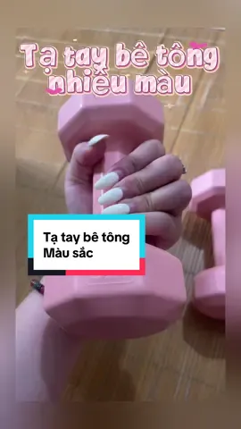 Tạ tay bê tông nhiều màu. #baonhi1512  #LinhJuly  #suckhoe  #dungcu  #dungcuthethao  #ta  #tatay 