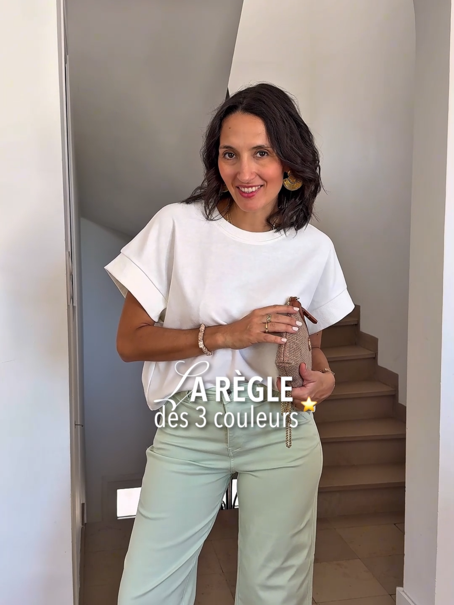T’as déjà testé la règle des 3 couleurs ? 💕💫 #lespetitesbombes #astucemode #ootd