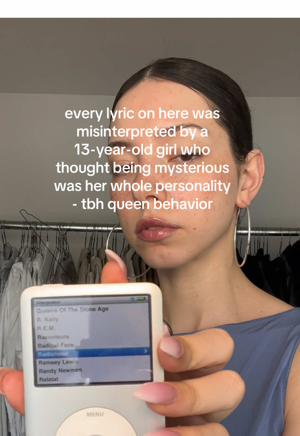 just some ipod classic lore for you <3 #ipodclassic #radiohead #tumblrgirlcore #sadgirlera #millennialcore #maincharacterenergy #nostalgiatok  #emotionaldamage