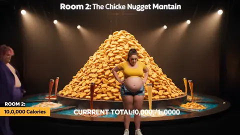 1000000 Calroies VS $1000000 out on YouTube today #belly #bellyexpansion #ai #fyp #transformation 