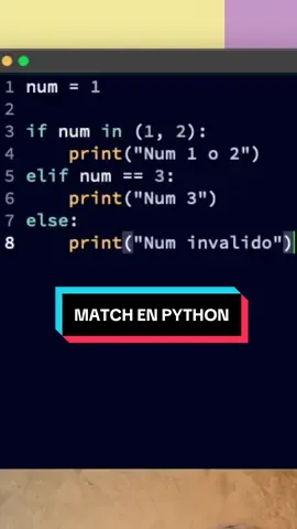 El potencial oculto de Match en Python #python #programacion #javascript #Tech #tecnologia #html #ingenieria #antiprofe #tips #AprendeConTikTok #AprendeEnTikTok 