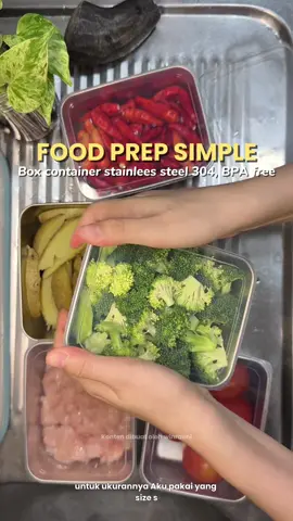 Box stainless ini emang juara buat stok makanan harian. Nggak bau, nggak karatan, bisa masuk microwave pula. Aku pakai ukuran S, dapet 5 sekaligus. Hemat dan praktis banget! Buat kamu yang suka meal prep, ini wajib punya! #boxstainless  #foodprep  #foodcontainer  #foodcontainerstainless  #homeliving 