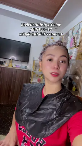 Finally na try ko na din tong trending Organic Stylefit Hair Dye Color Milktea -83. 🙈😍 @Stylefit Hair Treatment #stylefit #stylefithaircolor #stylefitmilktea83 #milktea #haircolor #hairdye #organichaircolor #permanentcolor #hairtreatment #diyhaircolor #fypage #fyp #foryou 