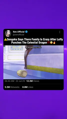 Sengoku says that there family is crazy‼️😳#anime #onepiece #onepiecemoments #luffy #sengoku #kizaru #coldanimemoments #animemoments 