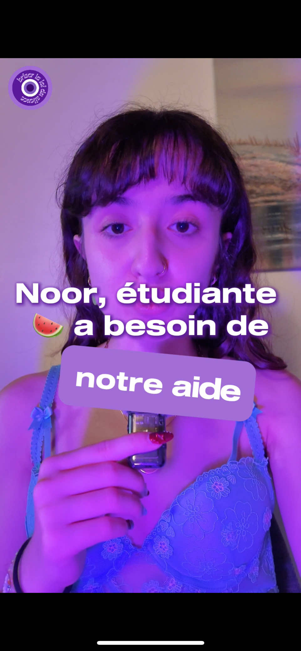 On a besoin de VOUS 🩷  La cagnotte de Noor se trouve directement dans notre biographie, c’est le premier lien du Linkree. Si vous ne pouvez pas donner, relayez l’ensemble des vidéos qui incitent aux dons.  ig : briserlaloidusilence  #briserlaloidusilence #🍉 #don #feminisme #feministe #association #engagement #militantisme 