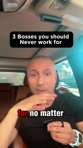 3 bosses stay away from if you can. #badbosses #badboss #terribleboss #careeradvice 
