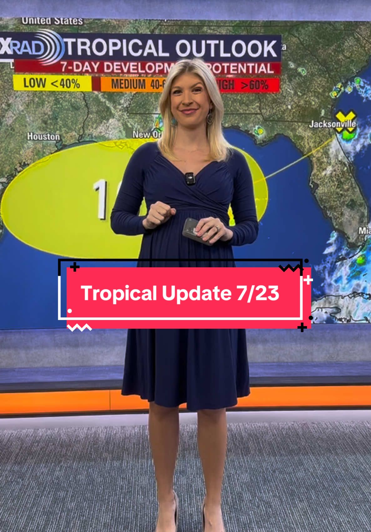 Tropical update - 7/23 Plume of tropical moisture heading to the Gulf Coast. #gulfcoast #hurricaneseason #tropics #houston @FOX 26 Houston 