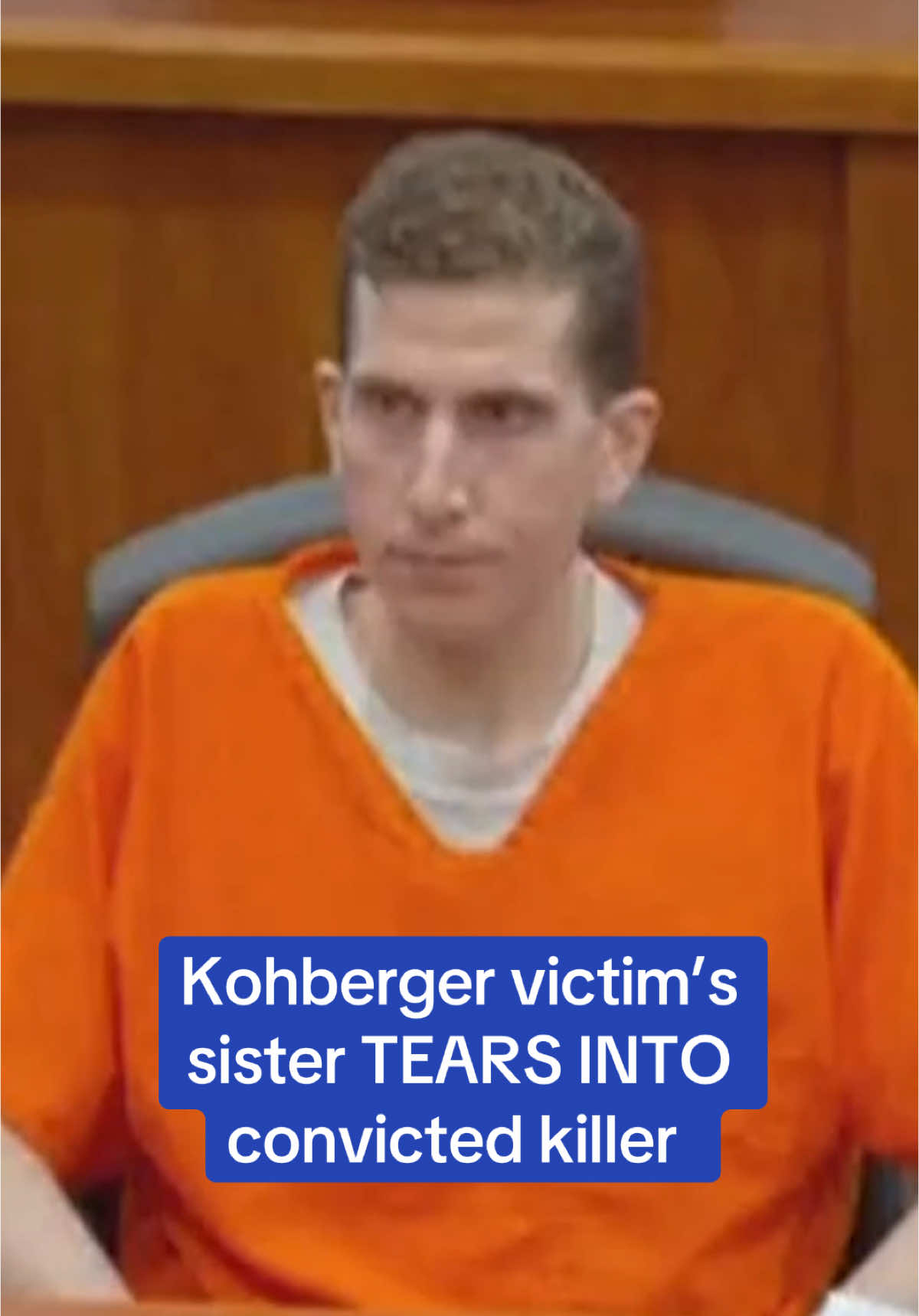 Kaylee Goncalves' sister did not hold back as she faced her sister's murderer in court.  #news #crime #truecrime #bryankohberger #idaho 