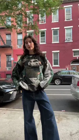 Abbey road tapestry sweatshirt dropping 7/31 #beatles #thriftflip #upcycling 