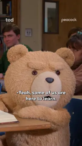 Nice chatting with you 🥲 #Ted is streaming on Peacock. #AlannaUbach #SethMcFarlane #MaxBurkholder #Comedy