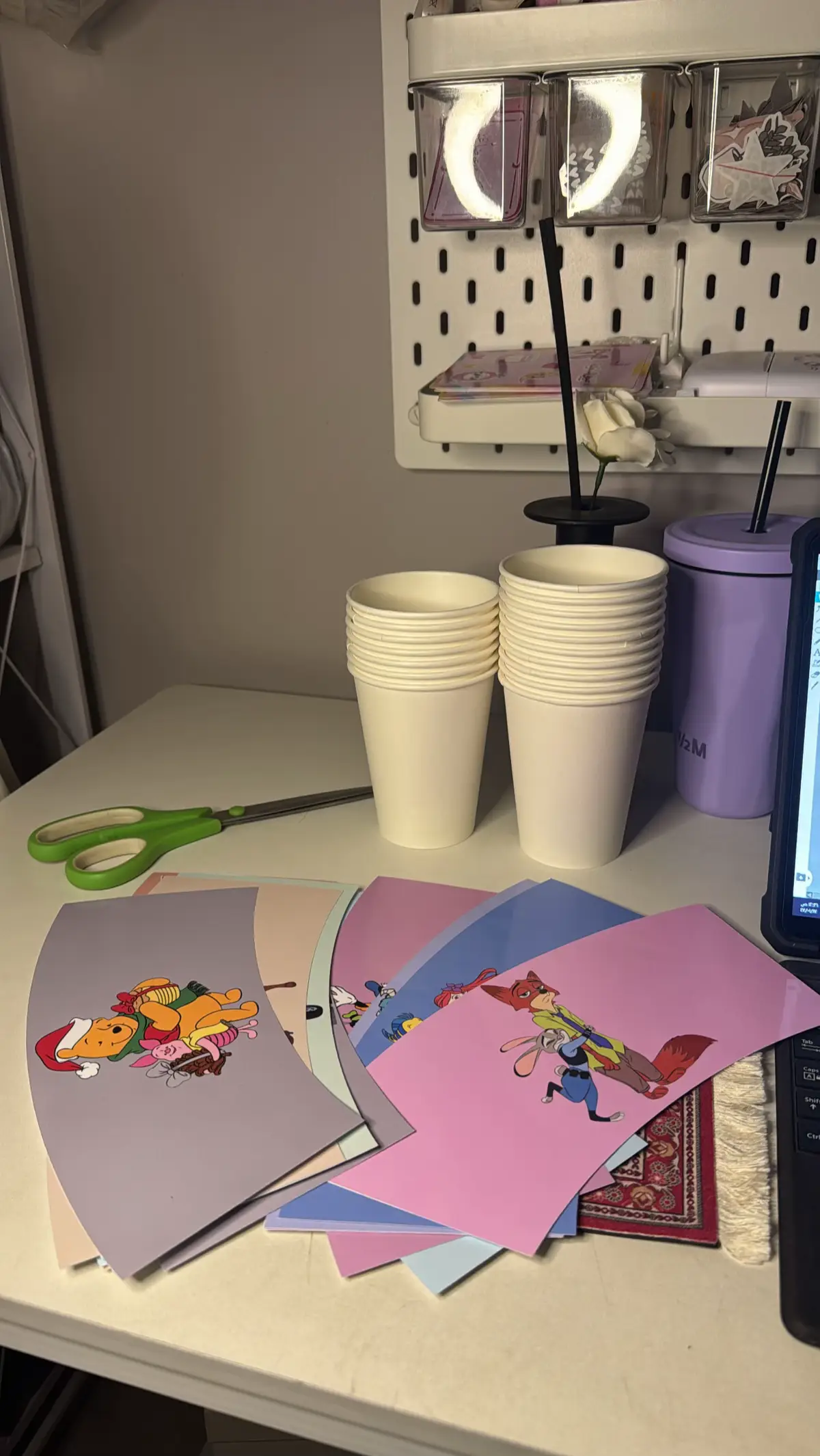 #اكواب_ورقية #ديزني #اكواب #تصميم #explore 