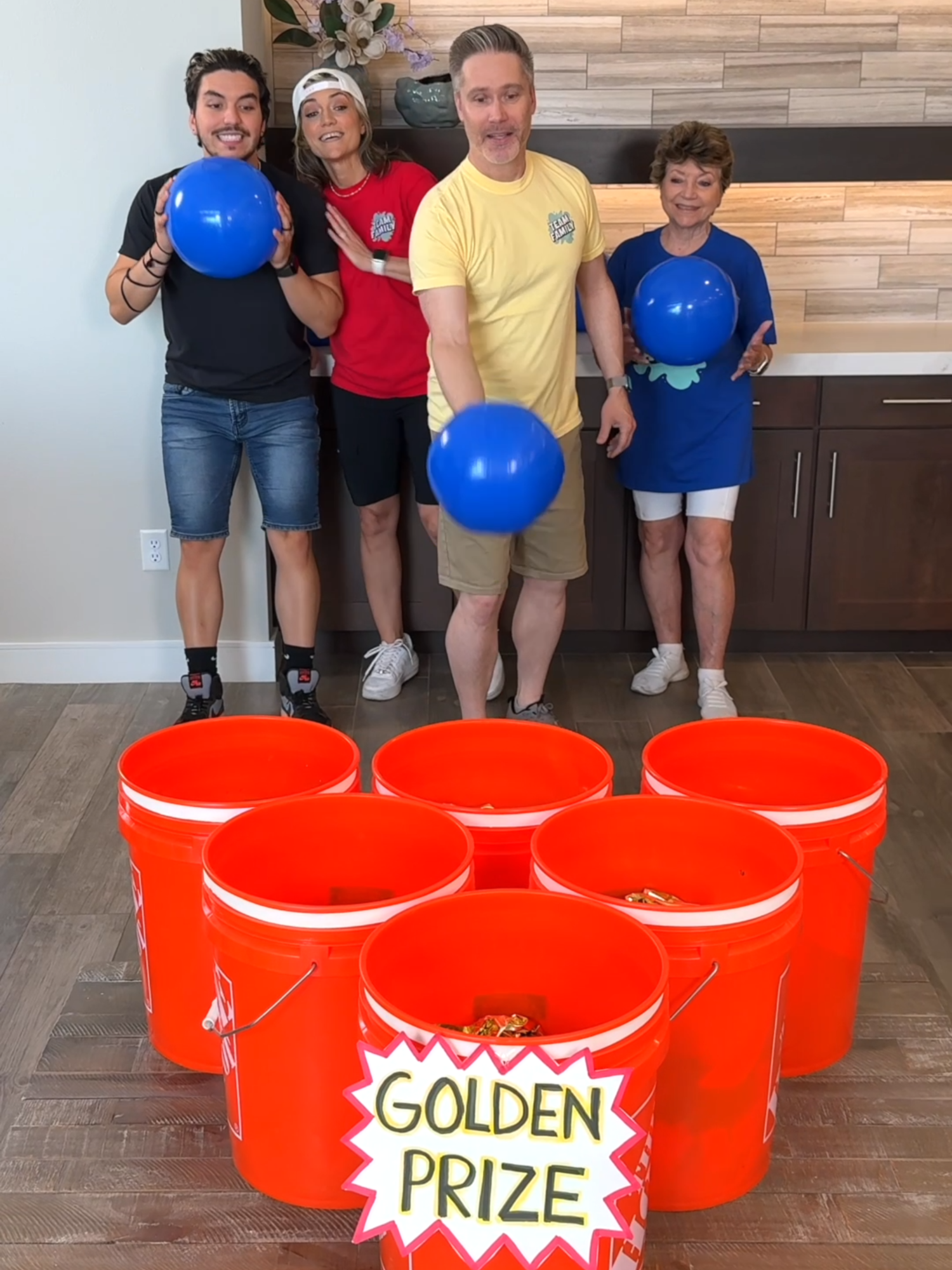 Bucket Blast: Beach Ball Edition 🎯 #mysterygifts #games #family #goldenprize