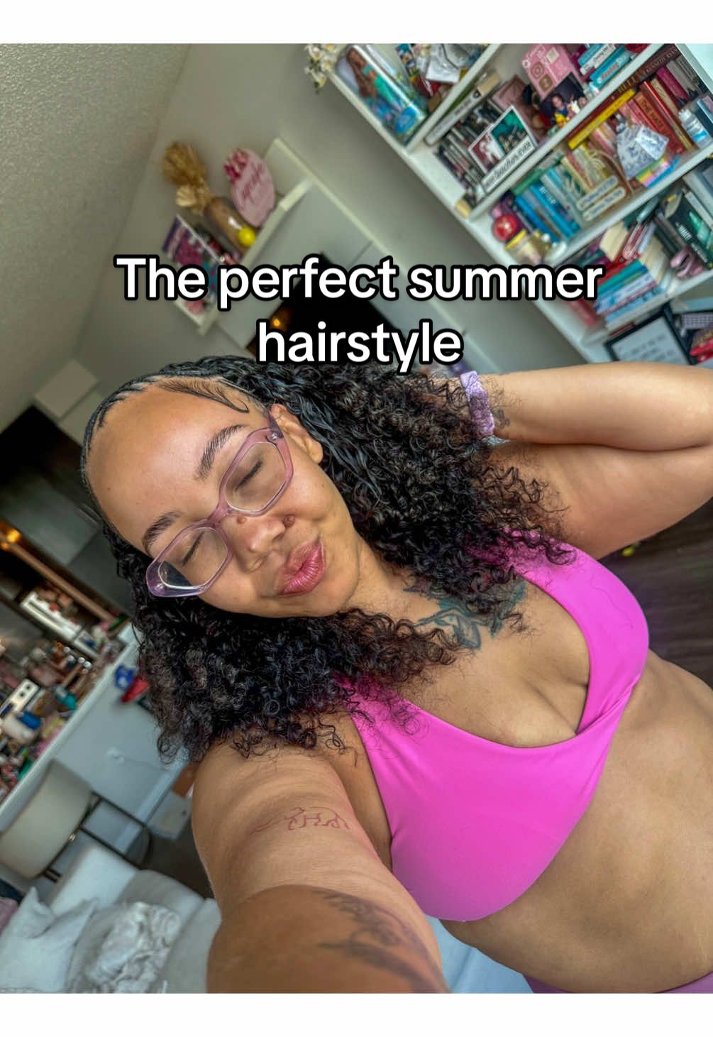 The perfect summer hairstyle! Half braids, half curls ✨ Book my girl @hairbymakera_ on Instagram + Curly hair bundles by @AshineHair for extra volume ✨ #fyp #hairbraiding #fulanibraids #jaydawaydabraids #curlyhair  