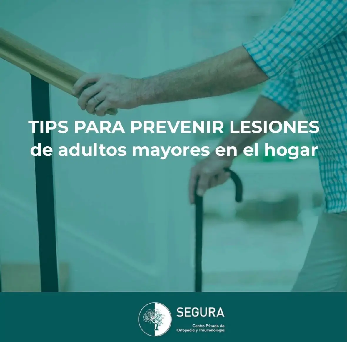 La mayoría de las caídas y los traumatismos en las personas mayores, ocurren dentro del hogar, por esto es importante tomar algunas medidas para disminuir los riesgos de caída en casa como: Mantener una buena iluminación en toda la casa. Si hay escaleras, instalar barandas a ambos lados y asegurarse de contar con interruptor para encender las luces al principio y al final de la escalera. Tener una lámpara o un interruptor cerca de la cama que pueda encender antes de levantarse. Evitar dejar objetos u obstáculos en el suelo, que puedan causar la caída de la persona mayor. Procurar utilizar alfombras antideslizantes en el piso. No dejar superficies mojadas que puedan hacer que el adulto mayor se resbale.