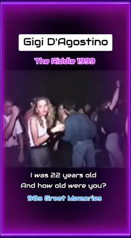 Gigi D'Agostino The Riddle 1999 #trancemusic #eurodance #eurodance90 #oldschoolmusic #dance90 #gigidagostino #90smusic 
