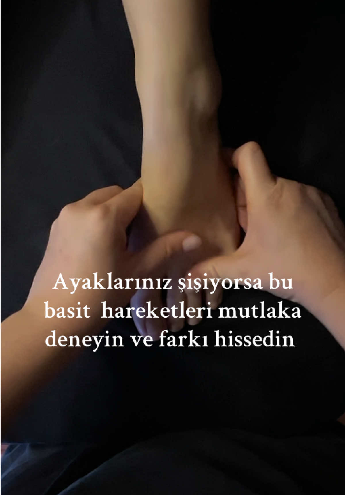 Bu basit ama etkili hareketleri günde 5-7 dakika zaman ayırarak kendinize uygulayın.  Kan dolaşımını arttırır,ödemin azalmasina yardımcı olur ve rahatlama sağlar🌿 Deneyin ve farkı hissedin ☺️