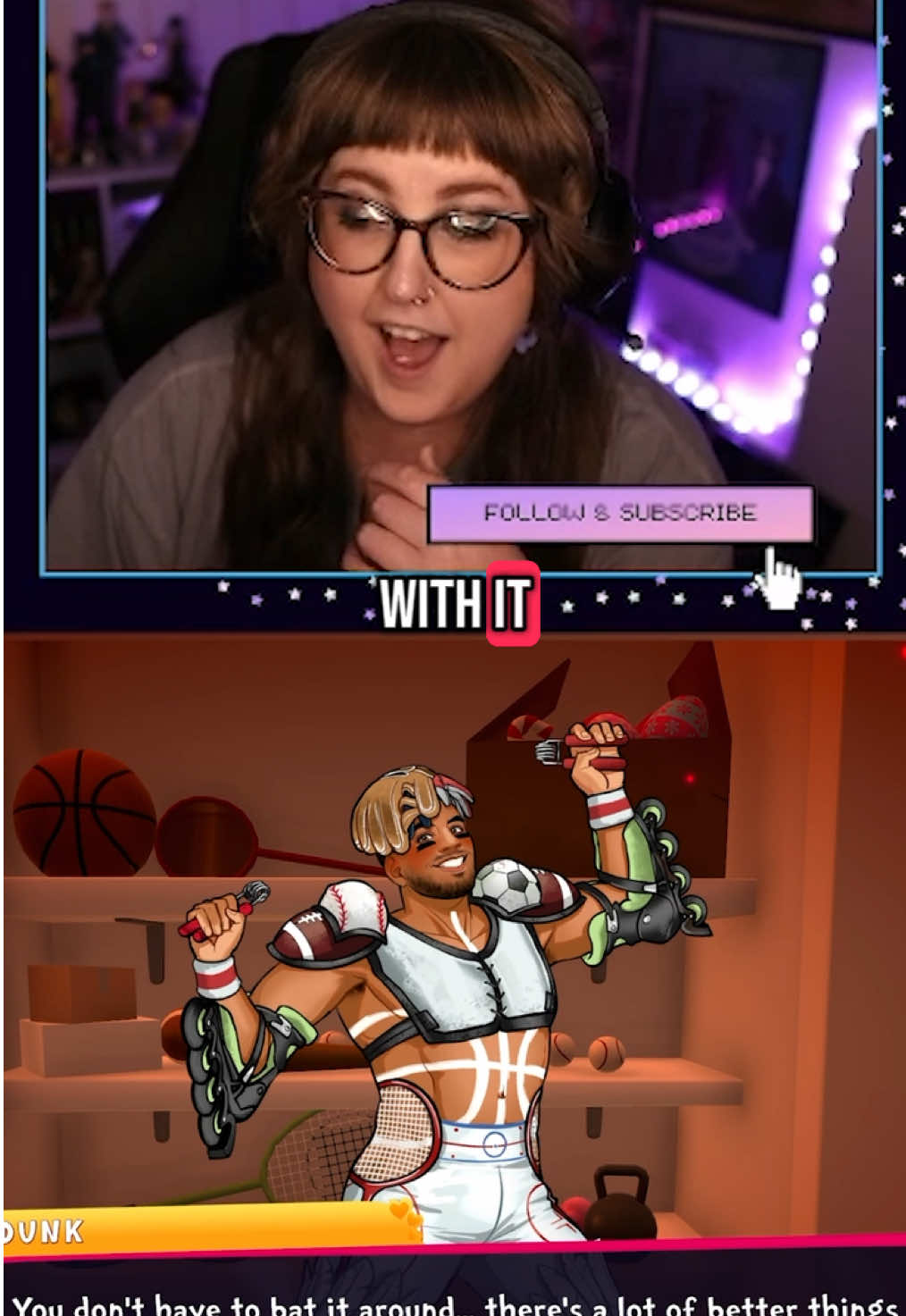 “a lot of better things you can do with it?” SIR I can think of quite a few, DUNK SHUTTLECOCK @Date Everything #dateeverything #dunkshuttlecock #dunkdateeverything #dateeverythinggame #GamerGirl #gaming #twitchclips #twitchstreamer #fyp #viral #foryoupage #funny #alejandrosaab #otomegame #himbo #himbos #badminton