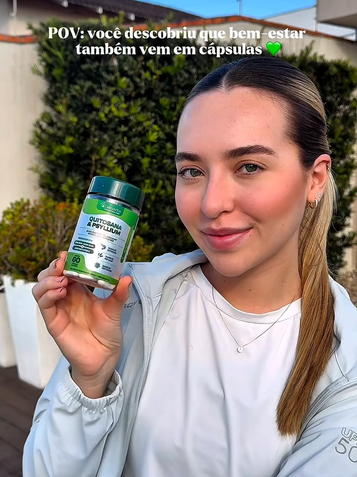 Uma rotina mais leve começa por dentro e você pode começar com Quitosana & Pysillium #autocuidado #suplementos #dieta #quitosana