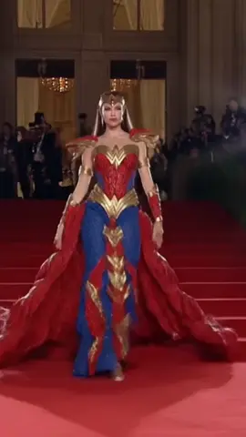 What if Wonder Woman was attending to the MET Gala red carpet, do you like her dress?  #themetgala #fashion #wonderwoman #wonderwomancosplay #redcarpet #aivideo #ai #aigenerated #dc #dccomics 