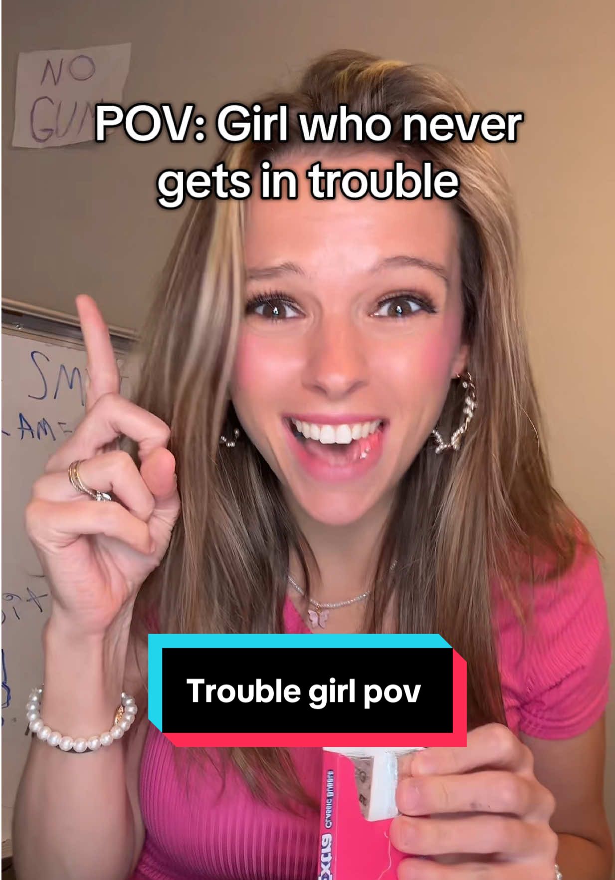 How do they ALWAYS get away with it?? #schoolpov #pov #hotcheetogirl #skit 