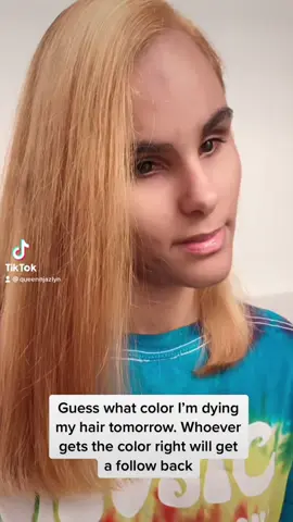 Getting my hair dyed again guess what color it is this time  