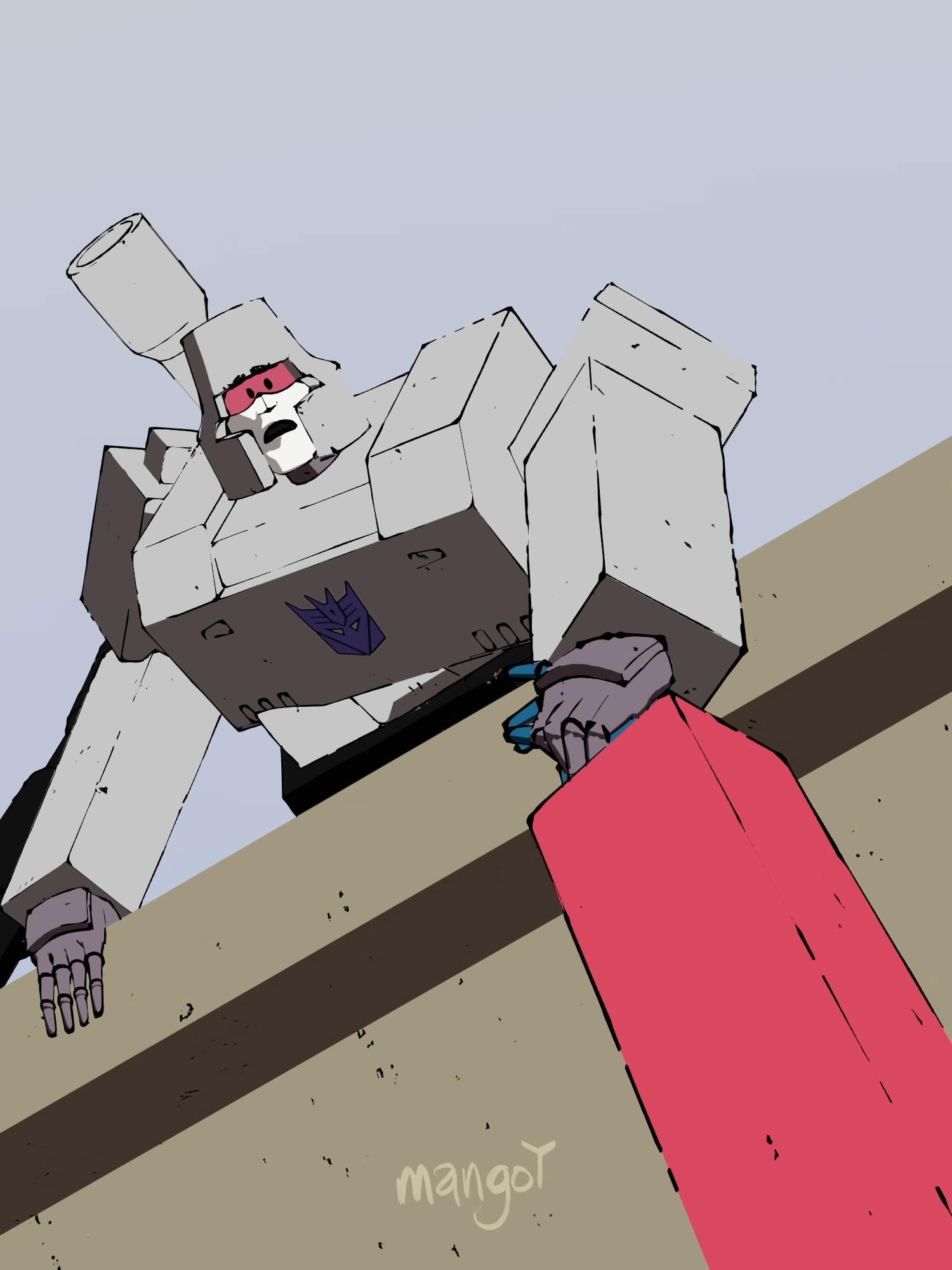 the fall scene: re-animated made in blender, edited in davinci resolve. models & animation  Made by me, with design reference from transformers worst bot ever: meet ballpoint, and animation reference from transformers onew (sorry) #transformers #transformersone #transformersworstbotever #worstbotever #transformerstiktok #transformerstok #maccadams #megatron #optimusprime #b3d #blender3d #3danimation #shitpost #animation