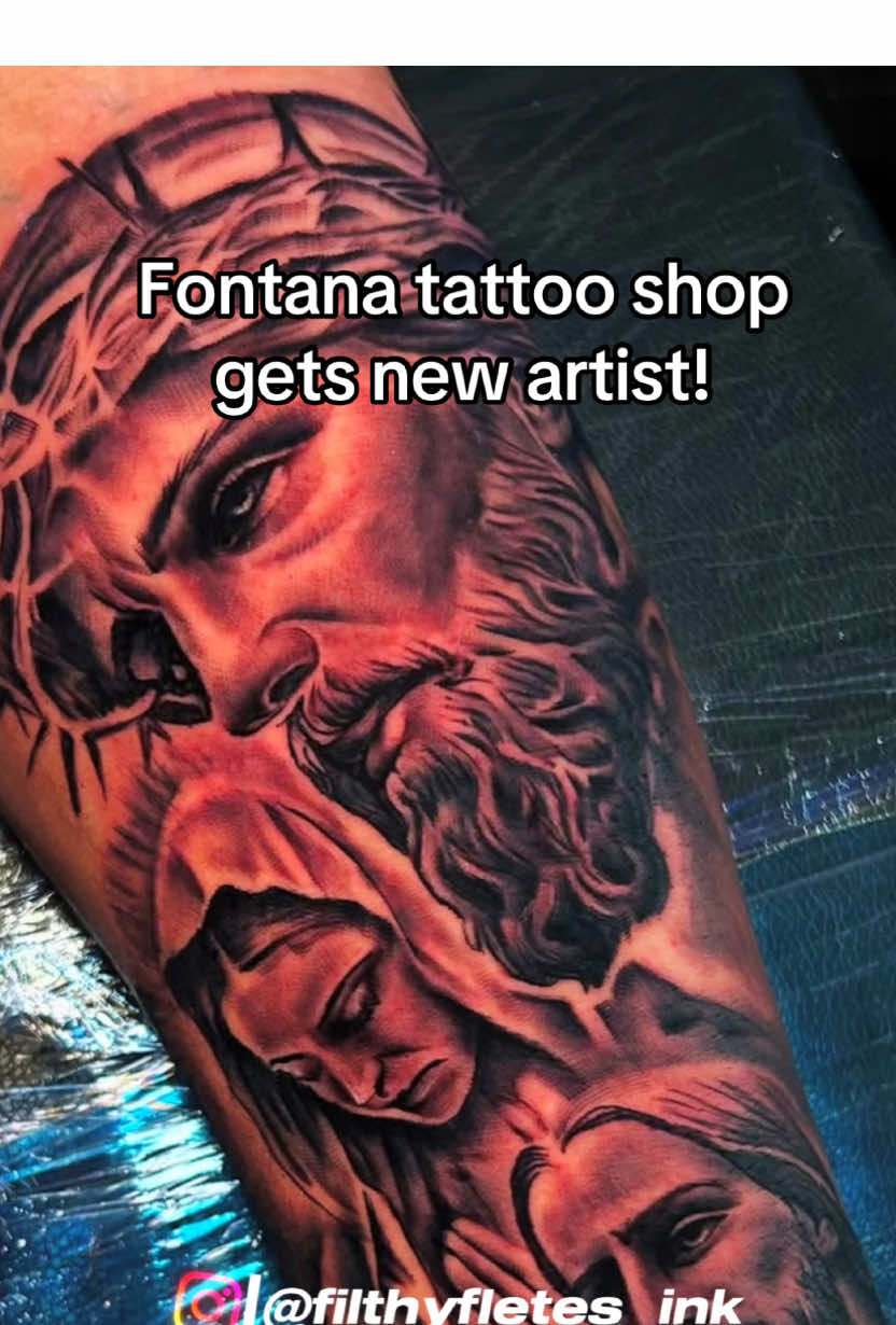 On @YouTube @ iconiqtv, we introduced our new artist @filthyfletes_ink ! 📲Book with us @ (909) 346-0015  📍8127 Mulberry Ave,  Set 105, Fontana, CA. #californiatattoo #californiatattooartist #tattooshop #newtattooartist #tattootok #fontana #inlandempire 