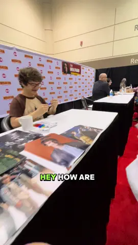 Meeting Gaten Mattarazzo aka Dustin from Stranger things #STRANGERTHINGS #dustinhenderson #gatenmattarazzo #megacon #funkoquinn #strangerthings5 #fyp 