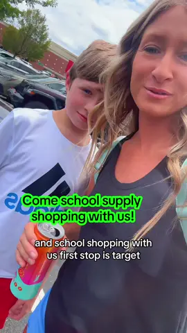 My son wanted to do a TikTok with me so we did a supply list video to make shopping more fun for these boys! Total spent at the end! 