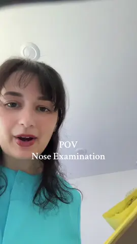 ASMR POV- Nose exam- Deviated Septum part 1 Medical roleplay🤓👩🏻‍⚕️ #fyp #asmrpov #asmr #foryoupage #asmrmedical #asmrmedicalexam #asmrnoseexam 