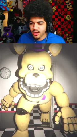 IM NOT BEATING FREDBEAR #fnaf #jumpscare #GamingOnTikTok #fivenightsatfreddys 