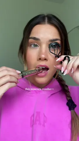 one for length, one for volume #mascarareview #mascararoutine #telescopicmascara #panoramicmascara 