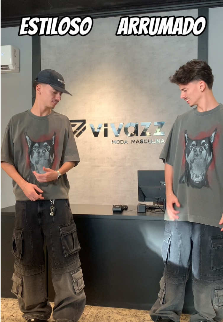 Qual lembra mais você? 🔥🔥 Esse kit ficou sinistro! #street #Vivazz #estiloso #streetwear #estilo 