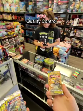 POV: Quality Control  #pokemon #pokemoncards #pokemoncommunity #pokémon #pokemontcg #packopening #qualitycontrol #pov #fun #trending #fy #fyp #fypage