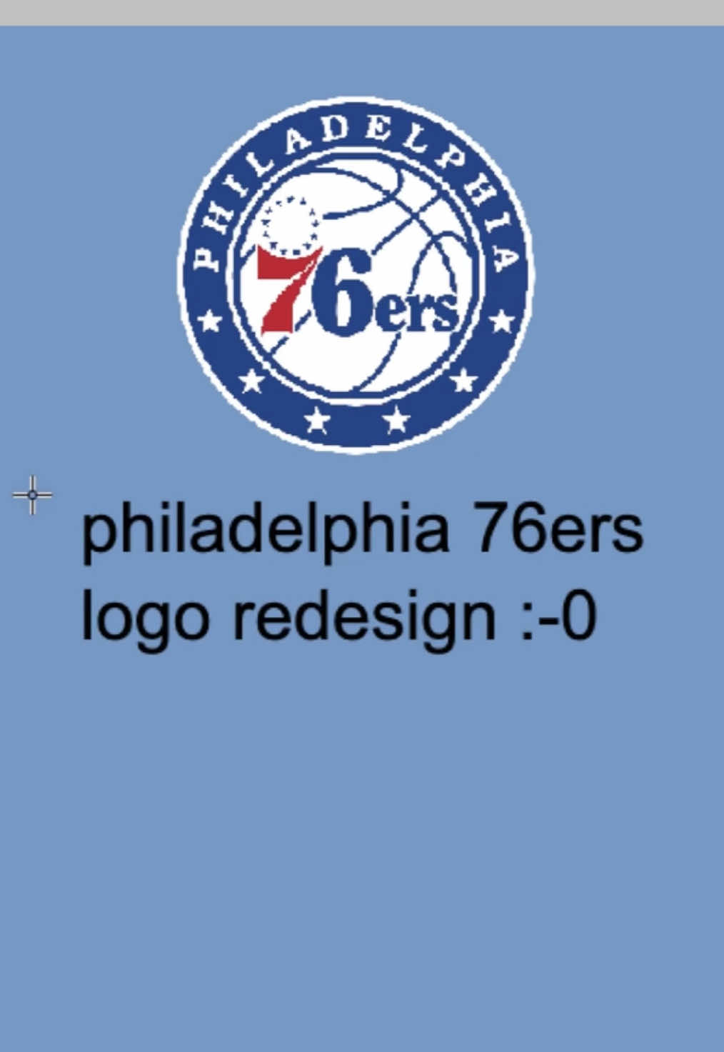 Philadelphia 76ers logo redesign. Which team should I do next?? #NBA #sixers 