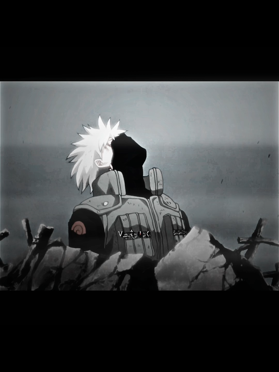 عندما توقف قلب كاكاشي 💔 #narutoshippuden 