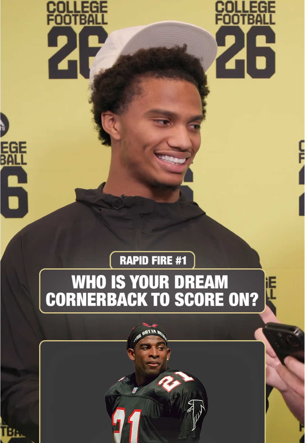 Goofy Q&A with the Best WR! #football #sports 