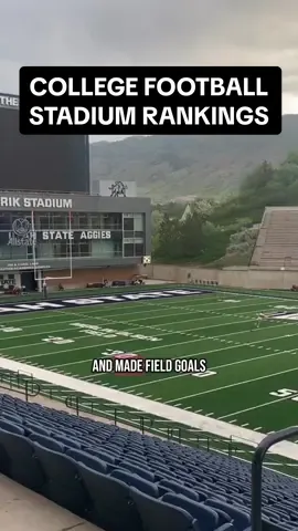 College Football Stadium Rankings: Ranking the first 60 college football stadiums I made field goals in #CollegeFootball #stadium #rankings #fbs #fieldgoal #ncaa #d1 