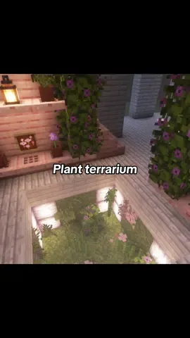What do you think of this ‘plant terrarium’ style build? ✨ #minecraftbuilding #cherryblossom #minecraftdesigns #minecrafttutorial #Minecraft #dreamsmp #chickenjockey #minecraftpe #minecrafter 