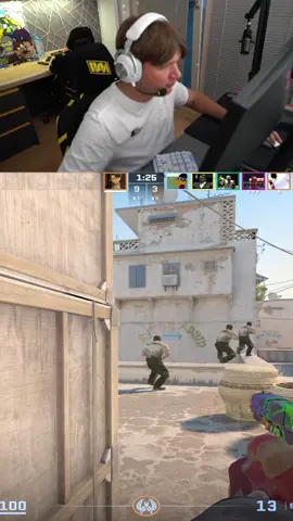 s1mple nearly pulled off an insane 1v5 😱 #FACEIT #s1mple #counterstrike #cs2 #tiktokgaming #fyp 