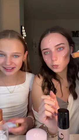 It is like we are friends now or something🤨 #grwm #shopping #makeup #sisters