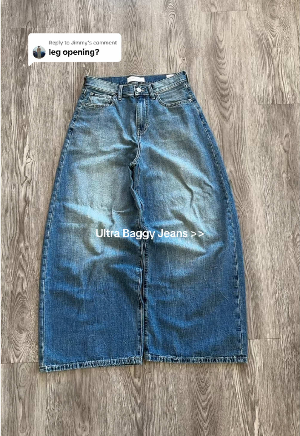 Replying to @Jimmy super baggy jeans from pacsun with a 13 inch leg opening definitely some of the widest in my closet  #mensjeans #baggyjeans #widejeans #baggypants 