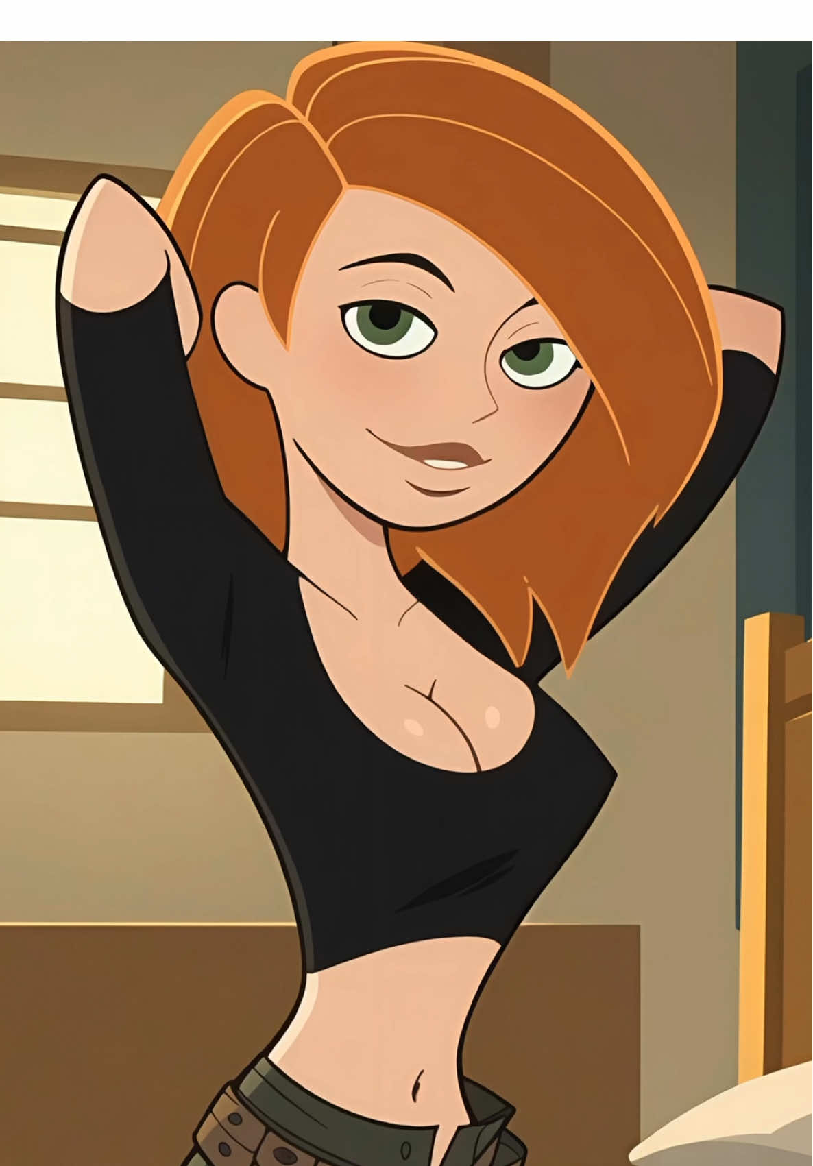 Dance Lessons With Kim Possible #kimpossible #fyp #tiktokdance #dance #aicharacter 