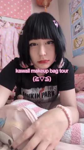 kawaii makeup bag tour i <3 this song #kawaiioutfit #kawaiimakeup #kawaiicore #cutecore #makeup #cutecore🍮🐇🎀🎧 #cutecore🎀🦴🍮🐾 #