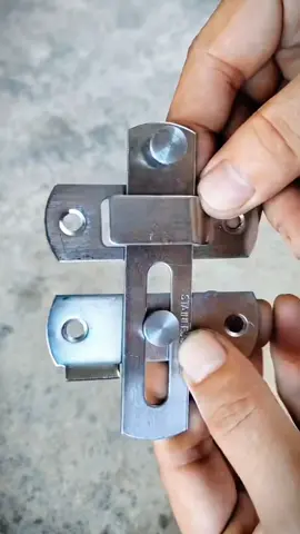 1Pc Stainless Steel Door Hasp Latch Lock, Stainless Steel Safety Packlock Clasp Brushed Finish, Latch Lock Sliding Door for Window Cabinet Fitting Room Fast delivery ] #fyp #foryou #TikTokShop #goodthing 