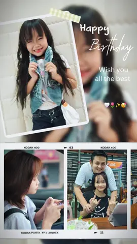 สุขสันต์วันเกิดนะลูกสาวแม่ 15ปีเต็ม แม่ขอให้หนูมีความสุขมากๆ รักตัวเองให้มากๆ ทำอะไรก็ขอให้มีสติ สร้างภูมิคุ้มกันตัวเองให้ดีเพื่อที่จะเผชิญกับสังคมภายนอกได้ HBDนะลูกสาว